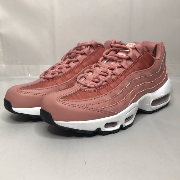 Nike Air Max 95 SZ 8 Rust Pink Particle 307960 606 NWT Nike Air Max 95 SE Damen 918413 100 Weiß Ice Iridescent